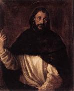TIZIANO Vecellio St Dominic  st USA oil painting artist